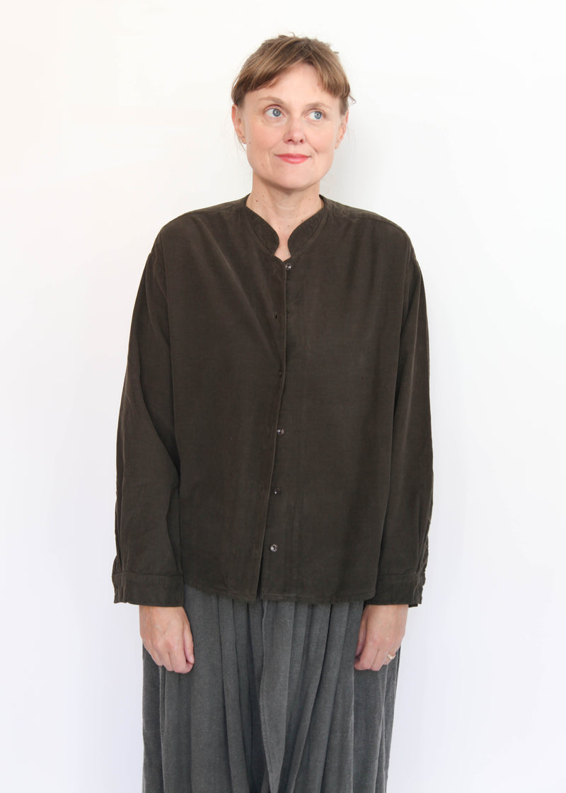 Nehru Shirt - Dark Forest