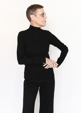L/S Mockneck - Black