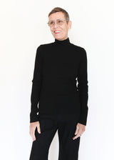 L/S Mockneck - Black