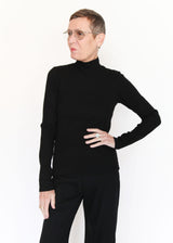 L/S Mockneck - Black