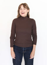 L/S Mockneck - Truffle