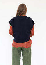 Zoe Sweater Vest - Navy