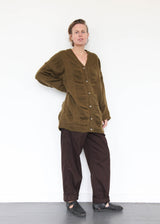 Waterfall Cardigan - Dark Olive