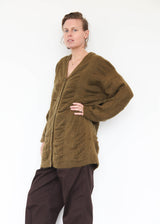 Waterfall Cardigan - Dark Olive