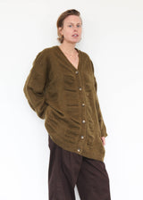 Waterfall Cardigan - Dark Olive