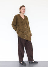 Waterfall Cardigan - Dark Olive