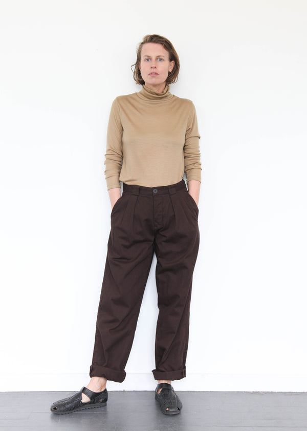 Wool Turtleneck - Camel