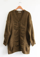 Waterfall Cardigan - Dark Olive