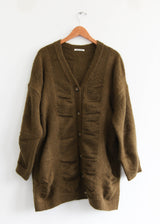 Waterfall Cardigan - Dark Olive