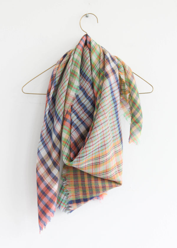 Check Square Scarf - SW2427