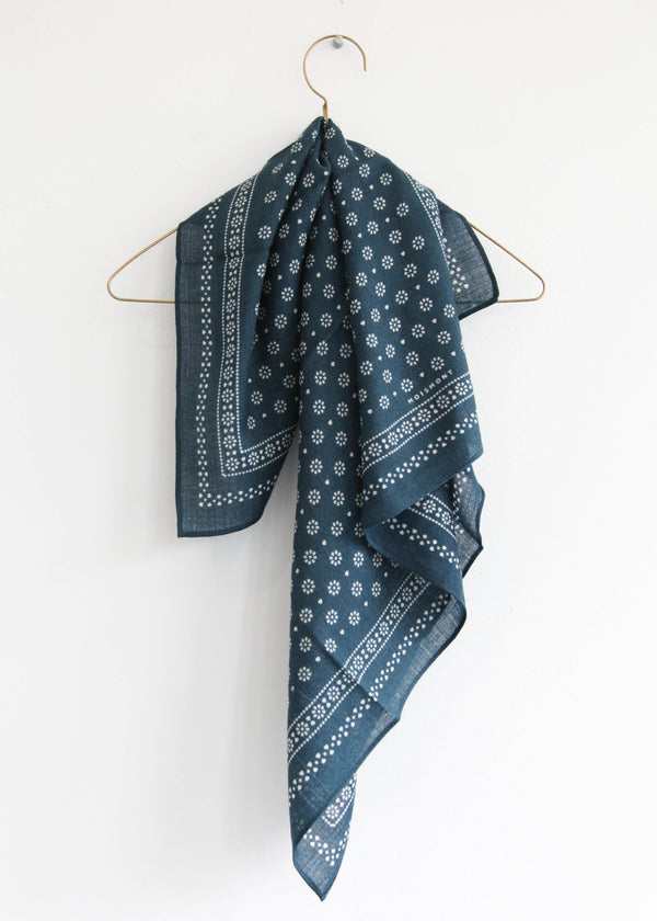 Foulard No676 - Navy Blue