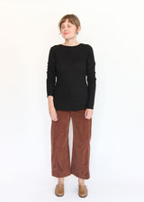 L/S Boatneck - Black