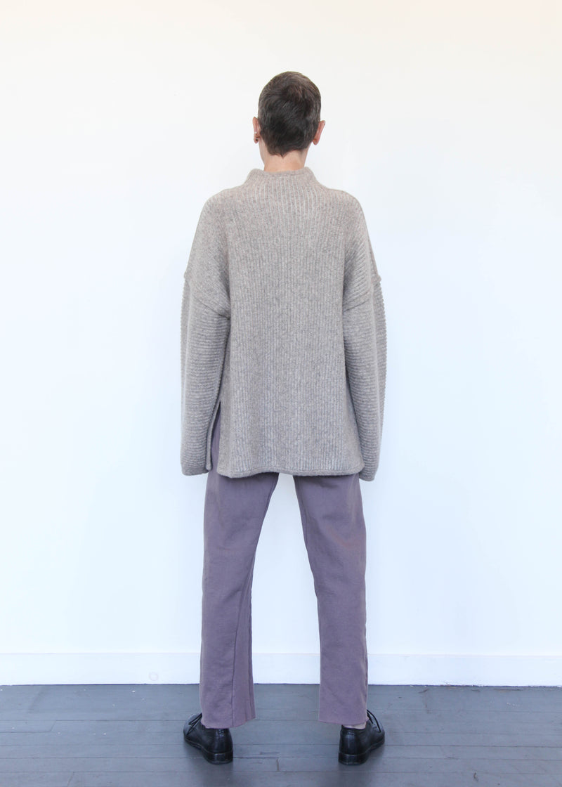 Ottoman Turtleneck - Moth/Carrara