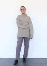 Ottoman Turtleneck - Moth/Carrara