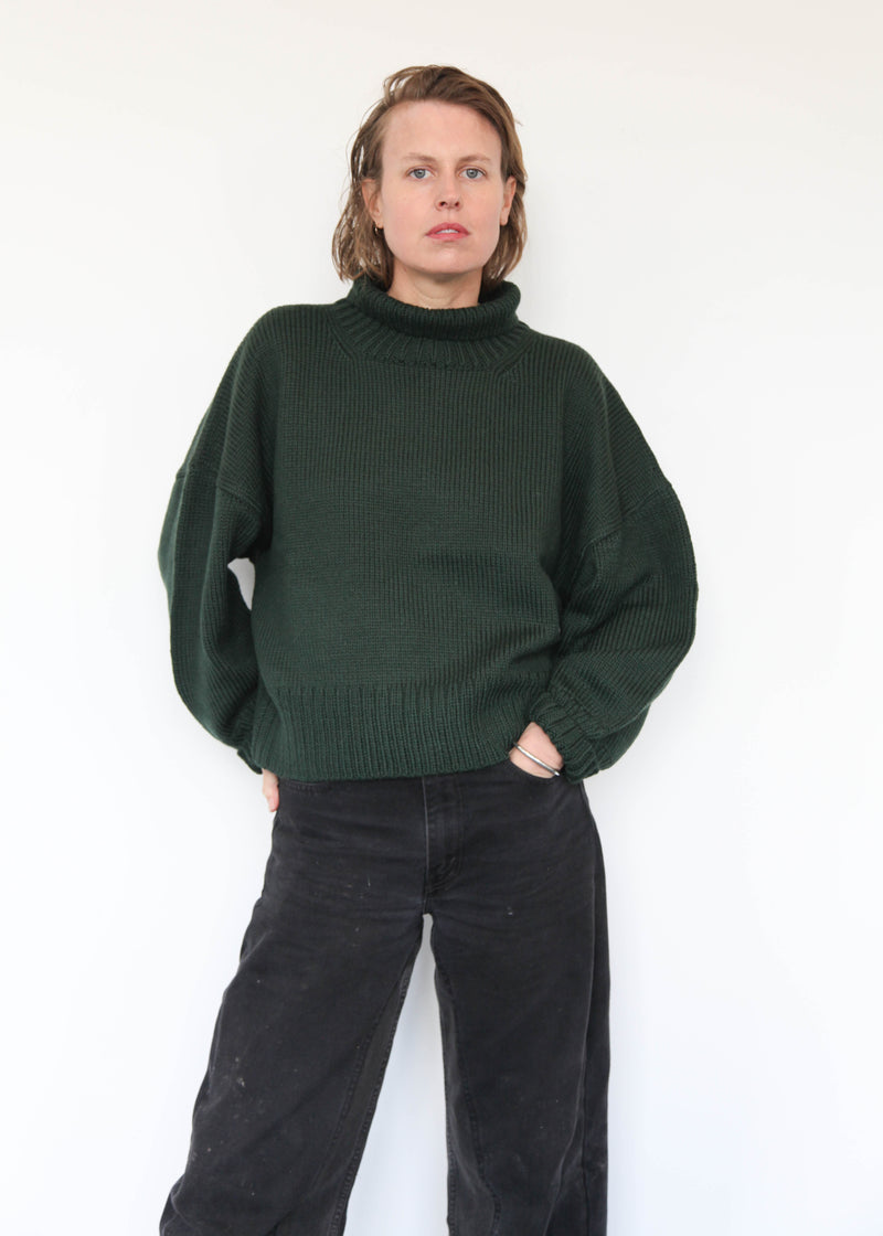 Rhys Turtleneck Sweater - Forest