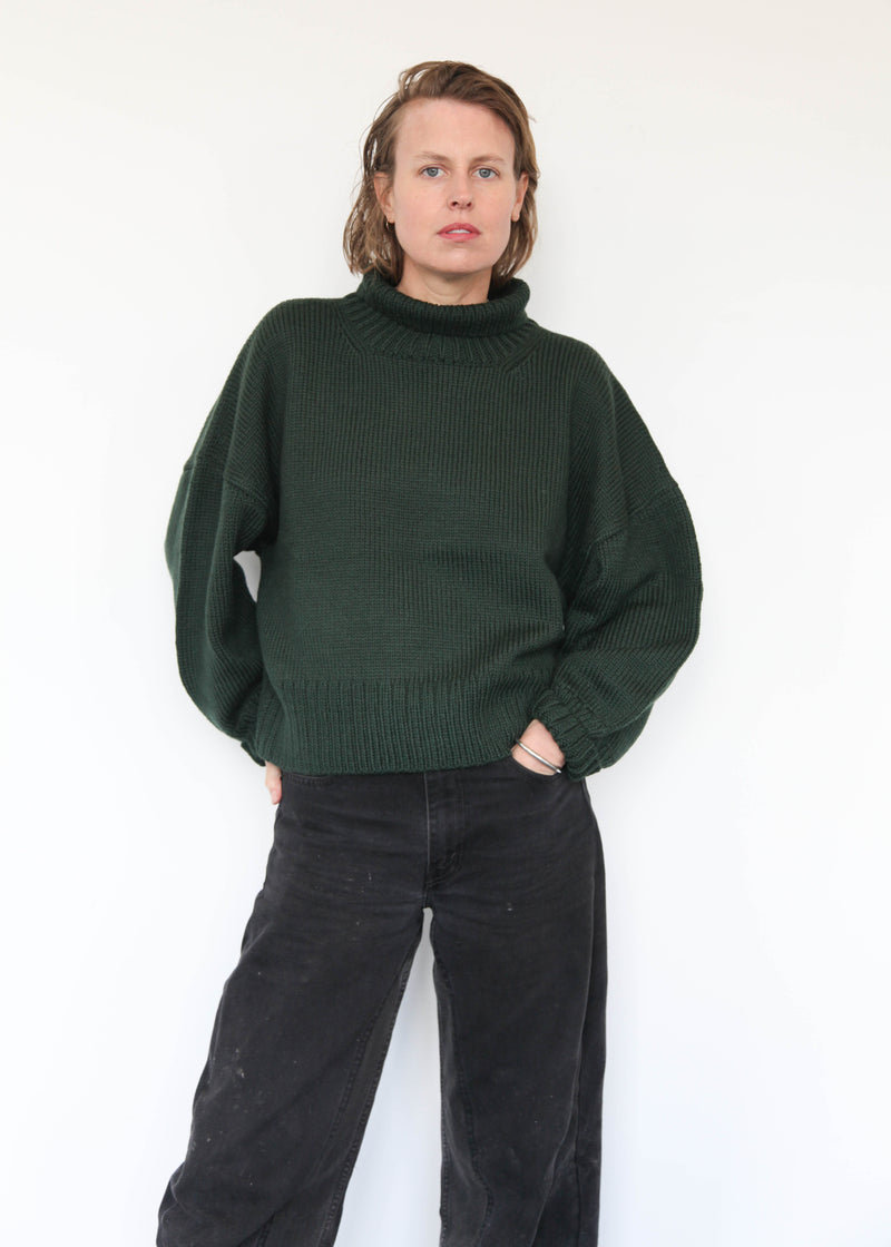 Rhys Turtleneck Sweater - Forest