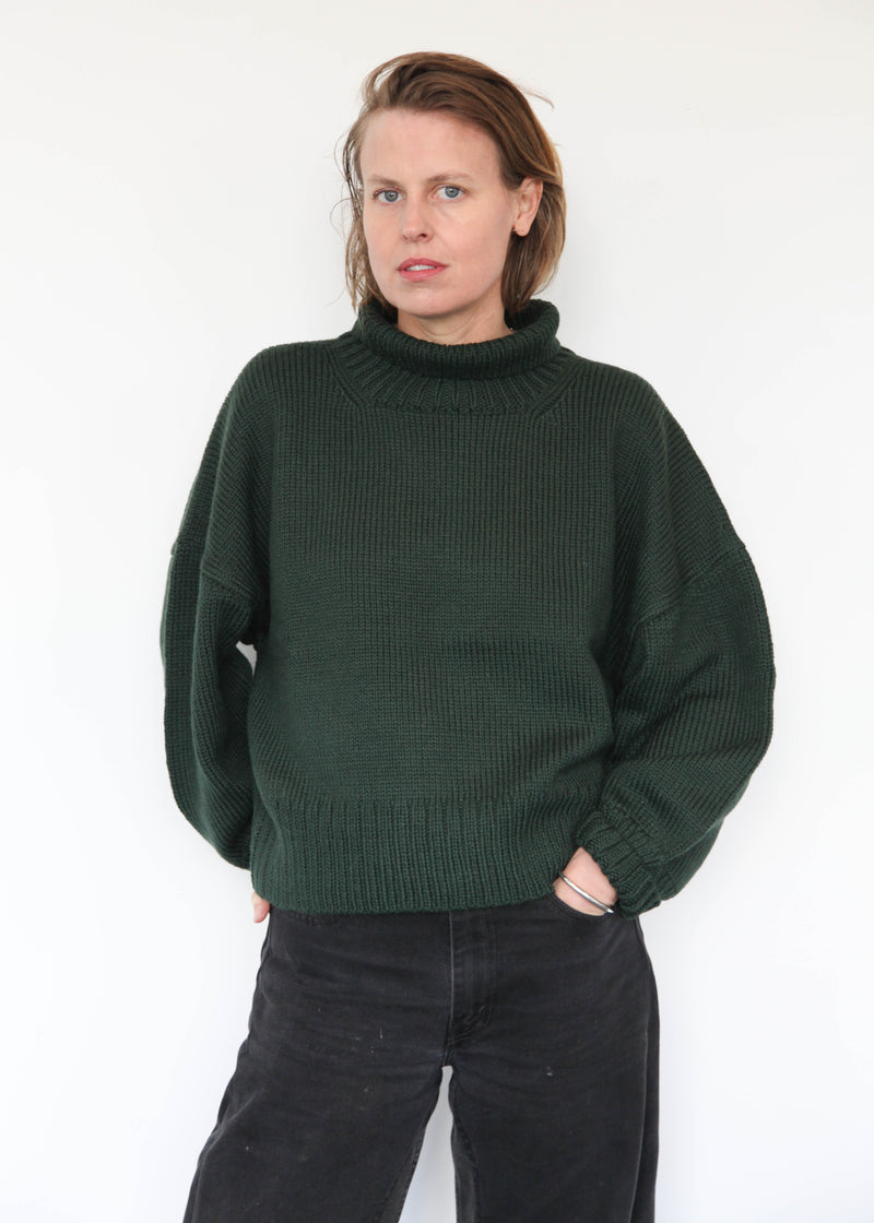 Rhys Turtleneck Sweater - Forest