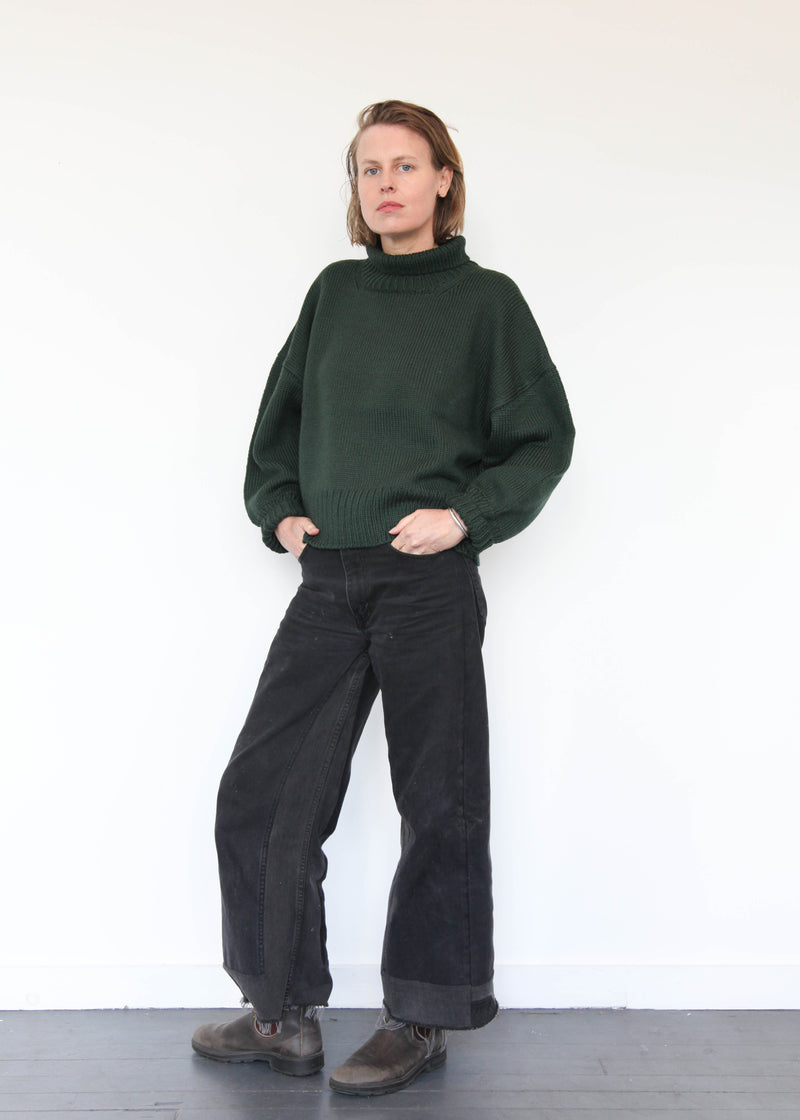 Rhys Turtleneck Sweater - Forest