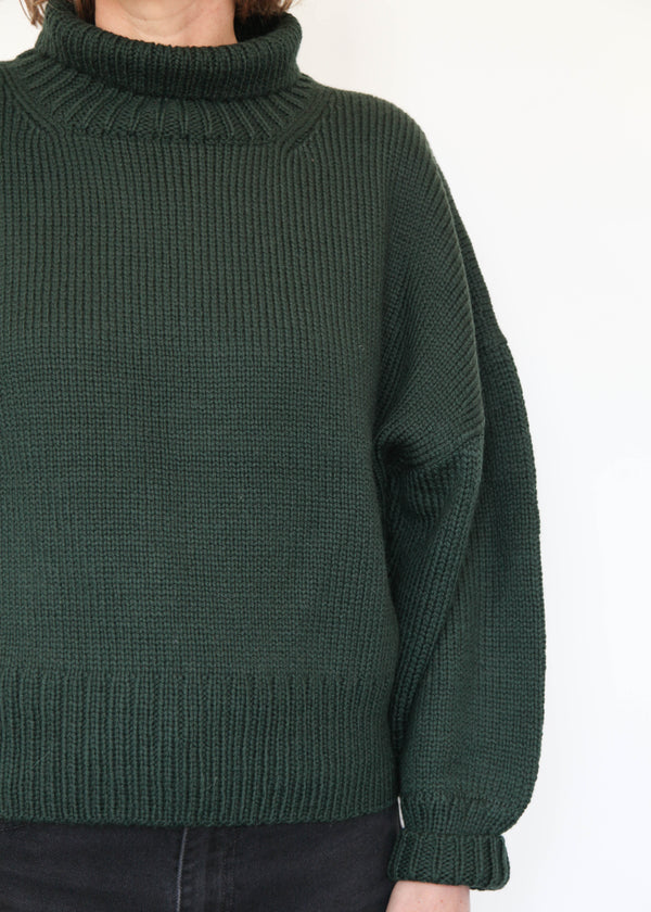 Rhys Turtleneck Sweater - Forest