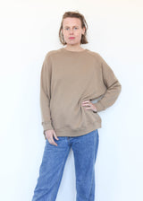 French Terry Pullover Beige