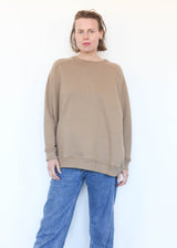 French Terry Pullover Beige