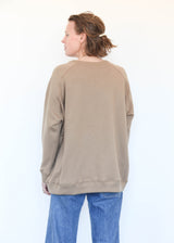 French Terry Pullover Beige