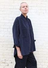 Talia Shirt - Navy Cord