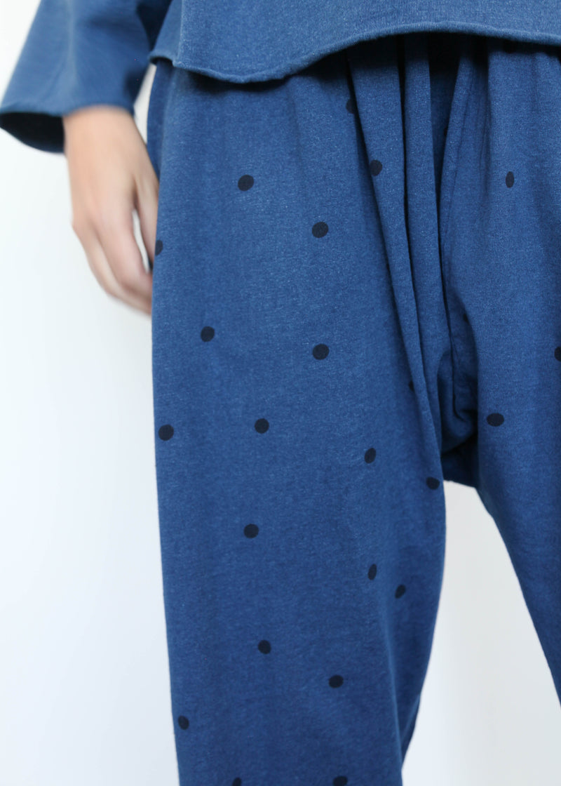 Light Indigo Dot Pants