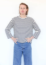 Striped Pullover Natural/Navy