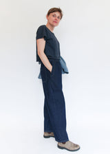 Barrel Pant - Dark Indigo