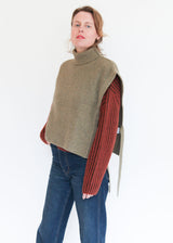 Kanon Vest - Taupe Marl