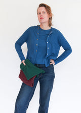 Crop Cardigan - North Sea