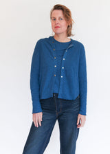 Crop Cardigan - North Sea