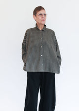 Big Shirt Small Check - Fennel