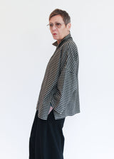 Big Shirt Small Check - Fennel