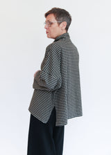 Big Shirt Small Check - Fennel