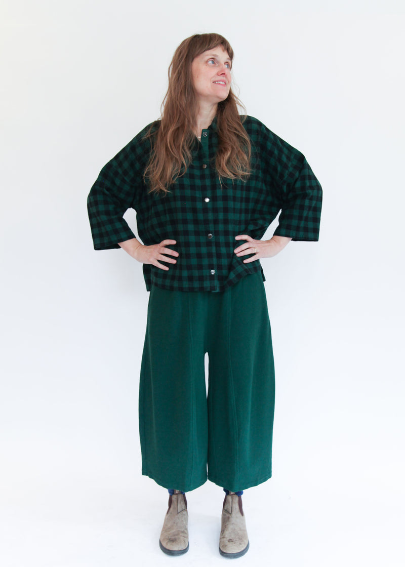 Big Shirt Big Check - Blue Hunter