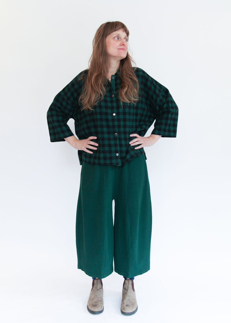 Big Shirt Big Check - Blue Hunter