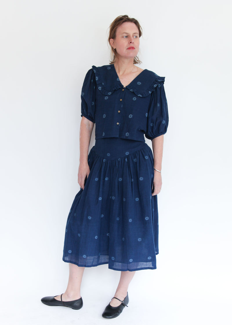 Amaya Skirt - Indigo