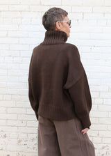 Rhys Wool Sweater in Mud