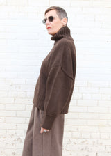 Rhys Wool Sweater in Mud