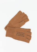 Cashmere Fingerless Stitch Gloves