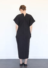 Origami Dress - Ink Black