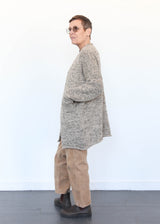 Marl Cardigan - Sisal Marl