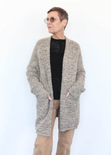 Marl Cardigan - Sisal Marl