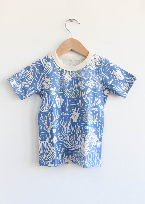 Short-Sleeve Tee - Corals Blue