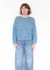 Open Pullover - Indigo