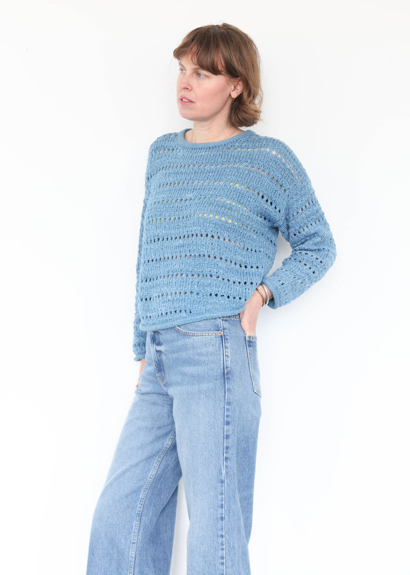 Open Pullover - Indigo