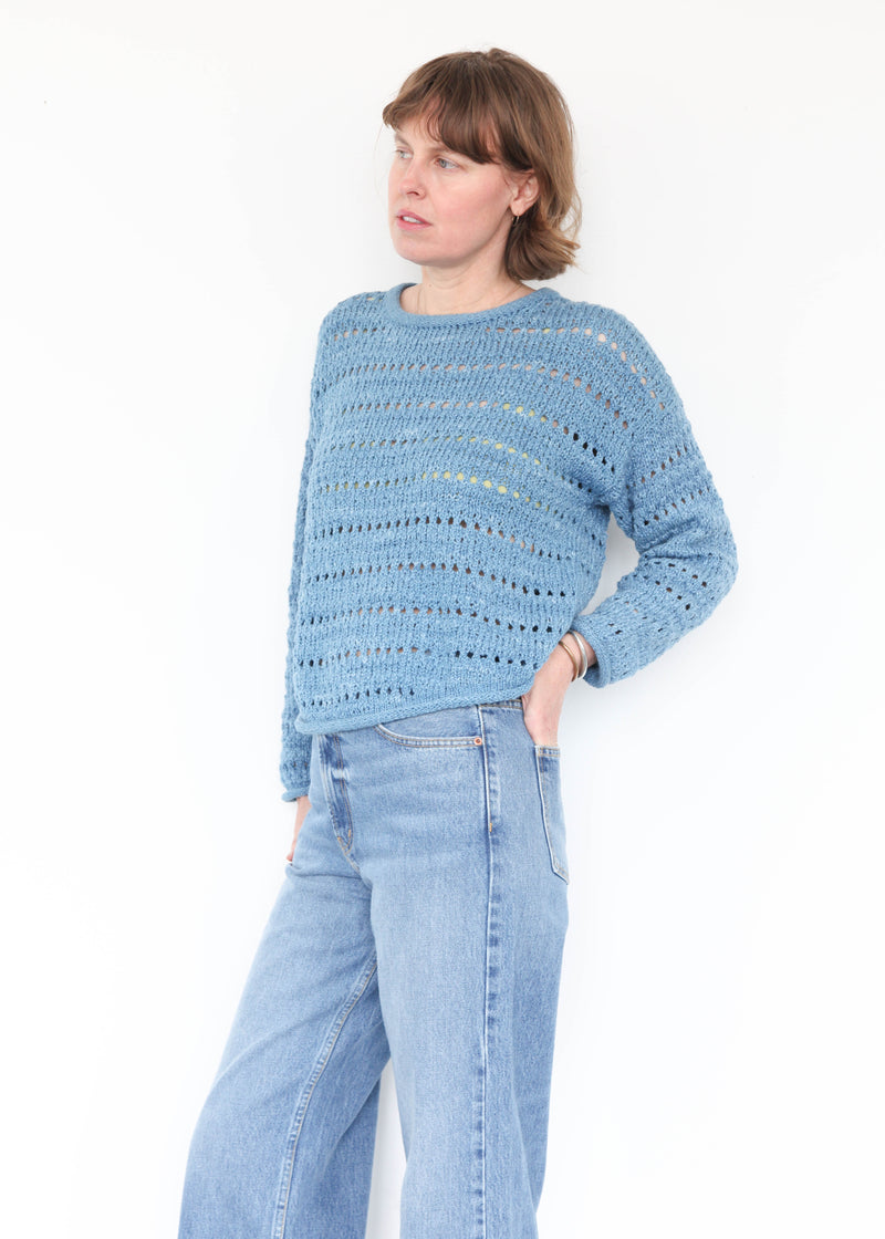 Open Pullover - Indigo