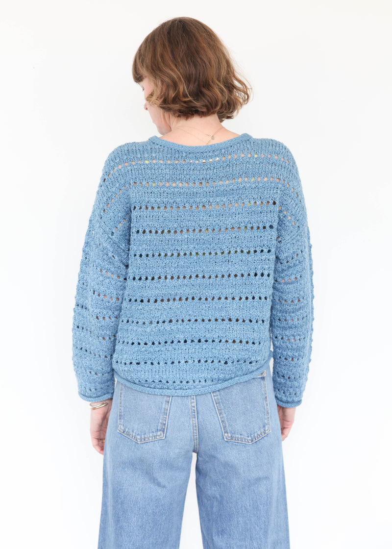 Open Pullover - Indigo